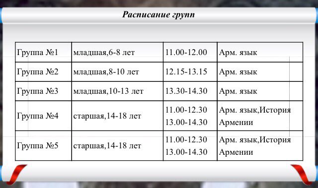 Армянская воскресная школа \"Маштоц\" (Домодедово)